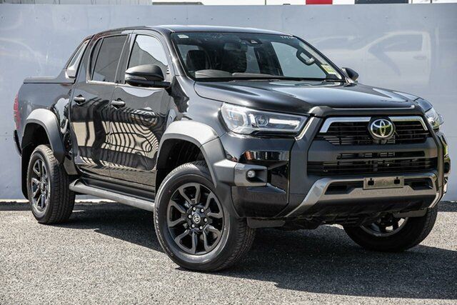 Pre-Owned Toyota Hilux GUN126R Rogue Double Cab Keysborough, 2022 Toyota Hilux GUN126R Rogue Double Cab Black 6 Speed Sports Automatic Utility