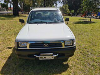 1999 Toyota Hilux RZN149R White 5 Speed Manual Cab Chassis
