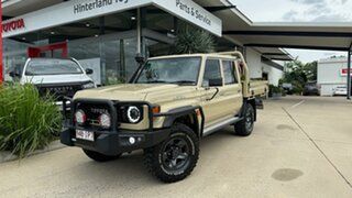 2023 Toyota Landcruiser Vdjl79R GXL Double Cab Gold 5 Speed Manual Cab Chassis.