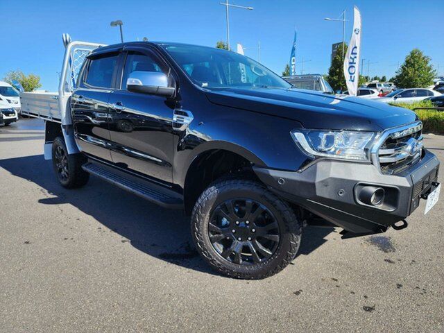 Used Ford Ranger PX MkIII 2020.25MY XLT Essendon Fields, 2020 Ford Ranger PX MkIII 2020.25MY XLT Black 10 Speed Sports Automatic Double Cab Pick Up