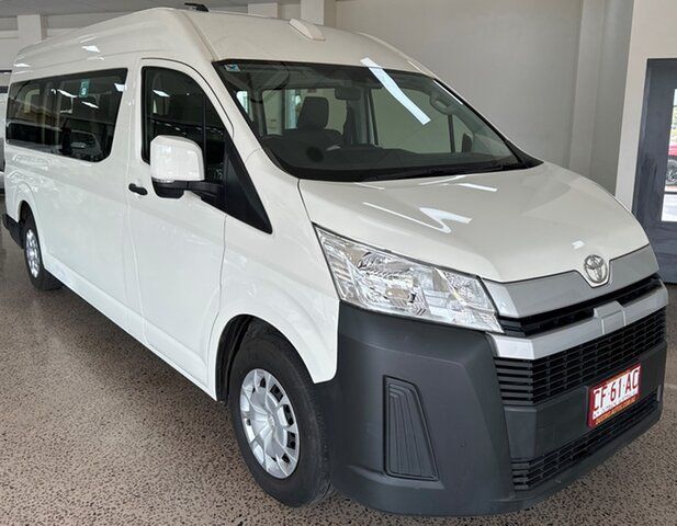 Used Toyota HiAce GDH322R Commuter High Roof Super LWB Winnellie, 2022 Toyota HiAce GDH322R Commuter High Roof Super LWB White 6 Speed Sports Automatic Bus