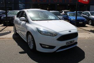 2017 Ford Focus LZ Sport White 6 Speed Automatic Hatchback.