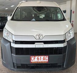 2022 Toyota HiAce GDH322R Commuter High Roof Super LWB White 6 Speed Sports Automatic Bus