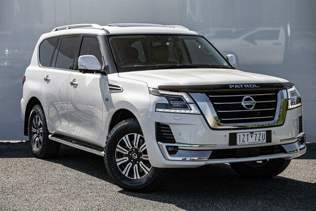 Pre-Owned Nissan Patrol Y62 Series 5 MY20 TI-L Keysborough, 2020 Nissan Patrol Y62 Series 5 MY20 TI-L White 7 Speed Sports Automatic Wagon