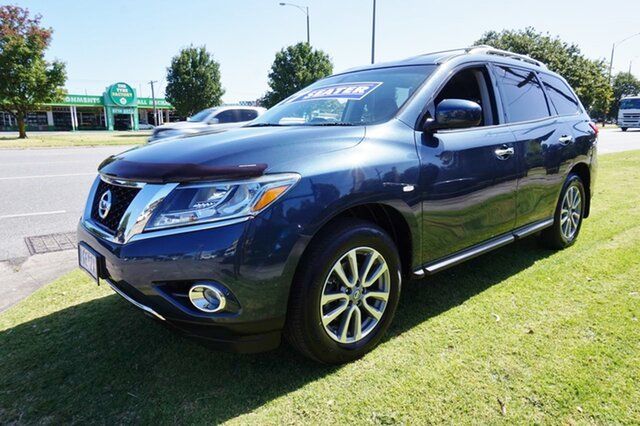 Used Nissan Pathfinder R52 MY15 ST X-tronic 2WD Dandenong, 2014 Nissan Pathfinder R52 MY15 ST X-tronic 2WD Galaxy Blue 1 Speed Constant Variable Wagon