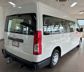 2022 Toyota HiAce GDH322R Commuter High Roof Super LWB White 6 Speed Sports Automatic Bus.