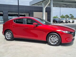 2023 Mazda 3 BP2H7A G20 SKYACTIV-Drive Pure Soul Red Crystal 6 Speed Sports Automatic Hatchback.