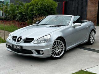 2005 Mercedes-Benz SLK-Class R171 SLK55 AMG Silver 7 Speed Automatic Roadster.