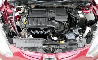 2012 Mazda 2 DE10Y2 MY12 Neo Maroon 5 Speed Manual Hatchback