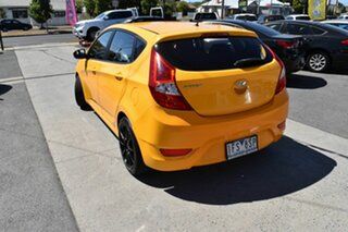 2014 Hyundai Accent RB2 Active Yellow 4 Speed Automatic Hatchback