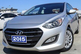 2015 Hyundai i30 GD3 Series II MY16 Active Silver 6 Speed Manual Hatchback.