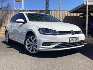 2019 Volkswagen Golf 7.5 MY19.5 110TSI DSG Highline Pure White 7 Speed Sports Automatic Dual Clutch.