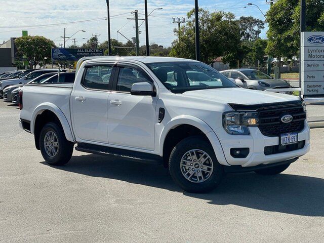 Pre-Owned Ford Ranger PY 2022MY XLS Osborne Park, 2022 Ford Ranger PY 2022MY XLS Arctic White 10 Speed Sports Automatic Double Cab Pick Up
