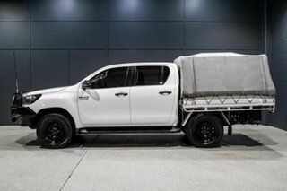 2019 Toyota Hilux GUN126R MY19 SR (4x4) White 6 Speed Automatic Double Cab Chassis.