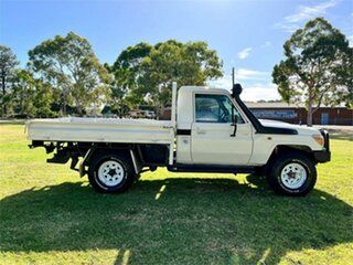 2007 Toyota Landcruiser VDJ79R Workmate (4x4) White 5 Speed Manual Cab Chassis