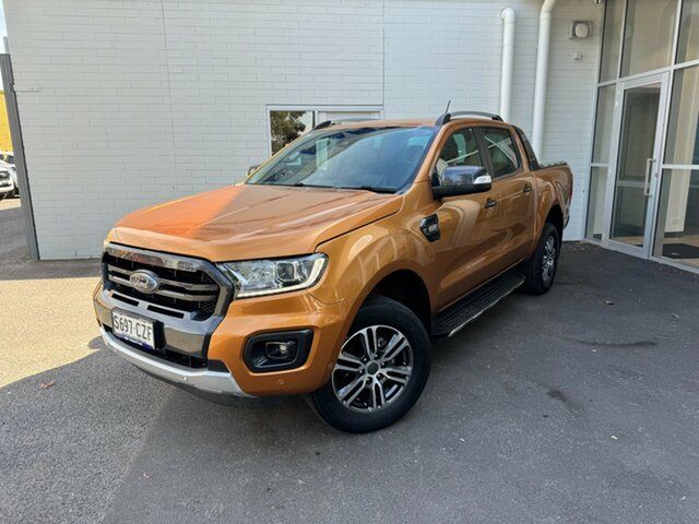 Used Ford Ranger PX MkIII 2021.25MY Wildtrak Elizabeth, 2021 Ford Ranger PX MkIII 2021.25MY Wildtrak Orange 6 Speed Sports Automatic Double Cab Pick Up