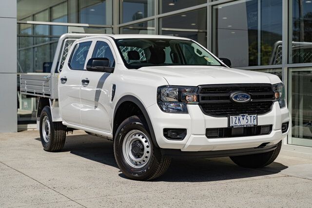 Used Ford Ranger PY 2024.00MY XL Ferntree Gully, 2023 Ford Ranger PY 2024.00MY XL White 10 Speed Sports Automatic Double Cab Chassis