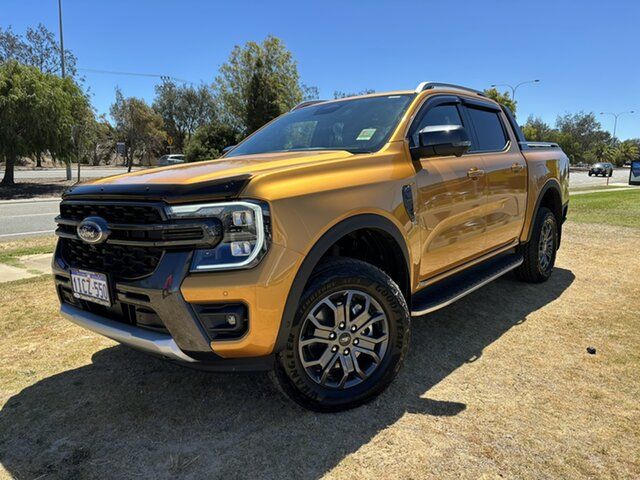 Demo Ford Ranger PY 2024.00MY Wildtrak Clarkson, 2024 Ford Ranger PY 2024.00MY Wildtrak Luxe Yellow 10 Speed Sports Automatic Double Cab Pick Up