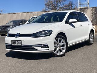 2019 Volkswagen Golf 7.5 MY19.5 110TSI DSG Highline Pure White 7 Speed Sports Automatic Dual Clutch.