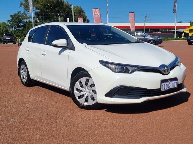 Pre-Owned Toyota Corolla ZRE182R Ascent S-CVT Balcatta, 2018 Toyota Corolla ZRE182R Ascent S-CVT Glacier White 7 Speed Constant Variable Hatchback
