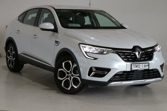Used Renault Arkana JL1 MY22 Intens Coupe EDC Wagga Wagga, 2022 Renault Arkana JL1 MY22 Intens Coupe EDC White 7 Speed Sports Automatic Dual Clutch Hatchback