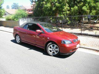 2003 Holden Astra TS Convertible Red 4 Speed Automatic Convertible.