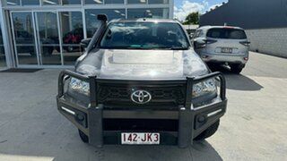 2018 Toyota Hilux GUN126R Rugged Double Cab Grey 6 Speed Sports Automatic Utility.