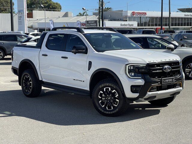 Demo Ford Ranger PY 2024.00MY Wildtrak X Pick-up Double Cab Osborne Park, 2023 Ford Ranger PY 2024.00MY Wildtrak X Pick-up Double Cab Arctic White 10 Speed Sports Automatic
