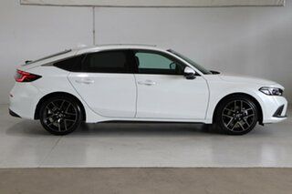 2023 Honda Civic 11th Gen MY23 e:HEV LX White 1 Speed Constant Variable Hatchback Hybrid.