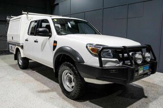 2009 Ford Ranger PK XL (4x4) White 5 Speed Manual Dual Cab Chassis