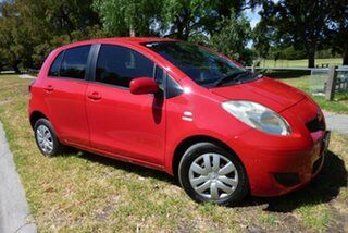 2011 Toyota Yaris NCP90R MY11 YR Red 4 Speed Automatic Hatchback.