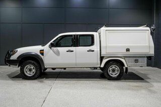 2009 Ford Ranger PK XL (4x4) White 5 Speed Manual Dual Cab Chassis.