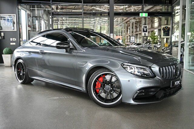 Used Mercedes-Benz C-Class C205 803MY C63 AMG SPEEDSHIFT MCT S North Melbourne, 2022 Mercedes-Benz C-Class C205 803MY C63 AMG SPEEDSHIFT MCT S Grey 9 Speed Sports Automatic Coupe