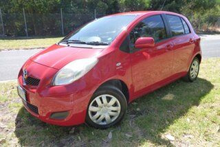 2011 Toyota Yaris NCP90R MY11 YR Red 4 Speed Automatic Hatchback.