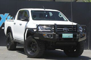2015 Toyota Hilux GUN126R SR White 6 Speed Sports Automatic Cab Chassis.