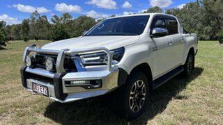 2022 Toyota Hilux GUN126R SR5 (4x4) Crystal Pearl 6 Speed Automatic Double Cab Pick Up.