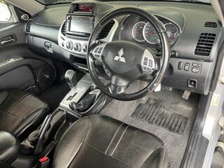 2014 Mitsubishi Triton MN MY15 GLX-R Double Cab Silver 5 Speed Sports Automatic Utility