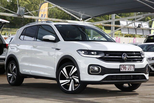 Used Volkswagen T-Cross C11 MY23 85TSI DSG FWD Style Bundamba, 2023 Volkswagen T-Cross C11 MY23 85TSI DSG FWD Style White 7 Speed Sports Automatic Dual Clutch