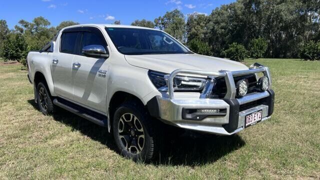 Pre-Owned Toyota Hilux GUN126R SR5 (4x4) Dalby, 2022 Toyota Hilux GUN126R SR5 (4x4) Crystal Pearl 6 Speed Automatic Double Cab Pick Up