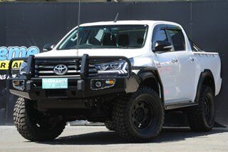 2015 Toyota Hilux GUN126R SR White 6 Speed Sports Automatic Cab Chassis.