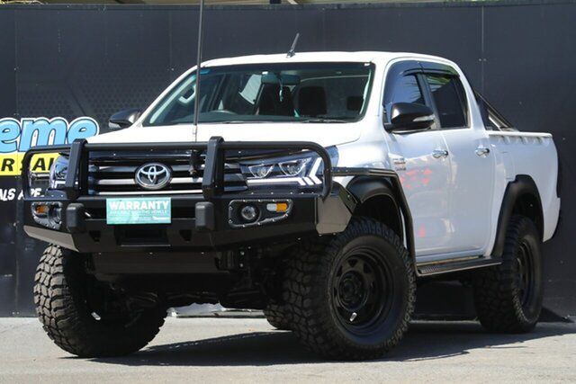 Used Toyota Hilux GUN126R SR Campbelltown, 2015 Toyota Hilux GUN126R SR White 6 Speed Sports Automatic Cab Chassis