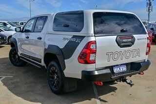 2021 Toyota Hilux GUN126R Rugged X Double Cab White 6 Speed Sports Automatic Utility.