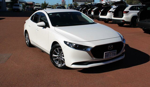 Pre-Owned Mazda 3 BP2S7A G20 SKYACTIV-Drive Pure Clarkson, 2020 Mazda 3 BP2S7A G20 SKYACTIV-Drive Pure White 6 Speed Sports Automatic Sedan