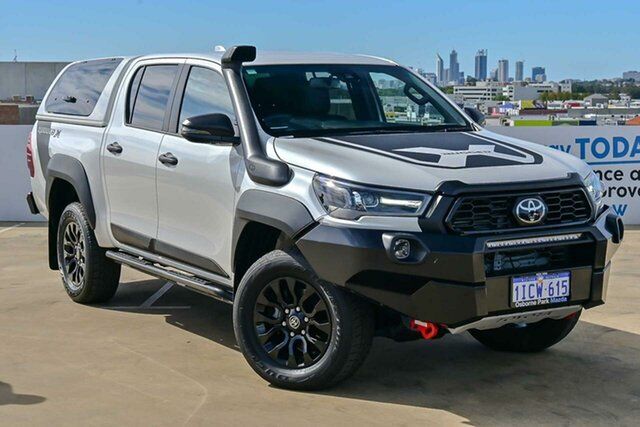Used Toyota Hilux GUN126R Rugged X Double Cab Osborne Park, 2021 Toyota Hilux GUN126R Rugged X Double Cab White 6 Speed Sports Automatic Utility
