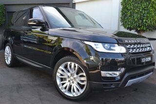 2014 Land Rover Range Rover Sport L494 15.5MY HSE Black 8 Speed Sports Automatic Wagon.