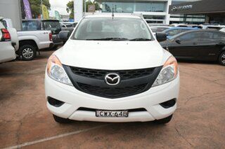2013 Mazda BT-50 MY13 XT Hi-Rider (4x2) White 6 Speed Automatic Cab Chassis