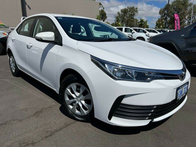 Used Toyota Corolla ZRE172R Ascent S-CVT East Bunbury, 2018 Toyota Corolla ZRE172R Ascent S-CVT White 7 Speed Constant Variable Sedan