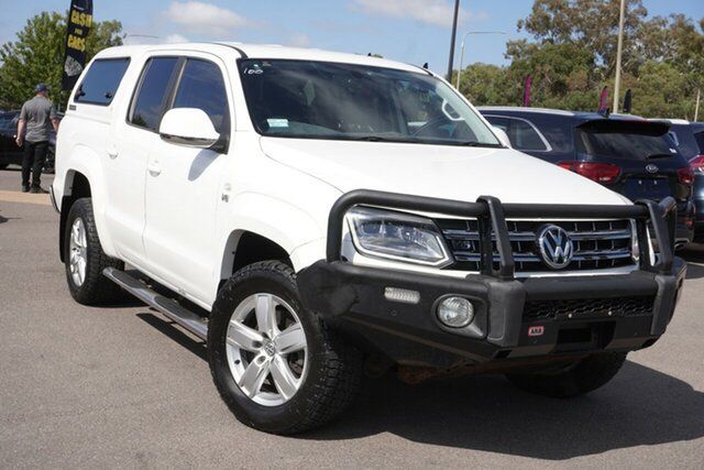 Used Volkswagen Amarok 2H MY18 TDI550 4MOTION Perm Highline Phillip, 2018 Volkswagen Amarok 2H MY18 TDI550 4MOTION Perm Highline Candy White 8 Speed Automatic Utility