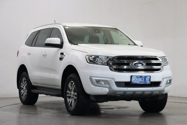 Used Ford Everest UA 2018.00MY Trend Victoria Park, 2017 Ford Everest UA 2018.00MY Trend White 6 Speed Sports Automatic SUV