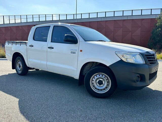 Used Toyota Hilux TGN16R MY14 Workmate Double Cab 4x2 Dandenong, 2014 Toyota Hilux TGN16R MY14 Workmate Double Cab 4x2 White 4 Speed Automatic Utility